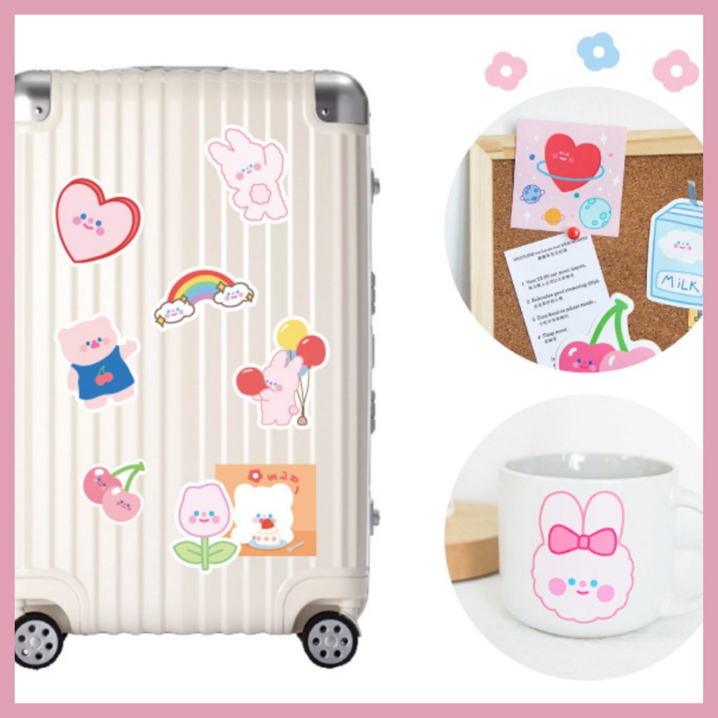 STICKER DÁN VALI CHỐNG NƯỚC SIÊU CUTE