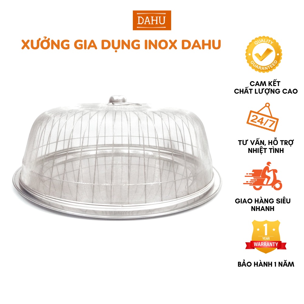 Lồng Bàn Inox 304 Lưới 2 Lớp Loại 1 Dầy Inox 304 Xưởng Gia Dụng Inox DAHU