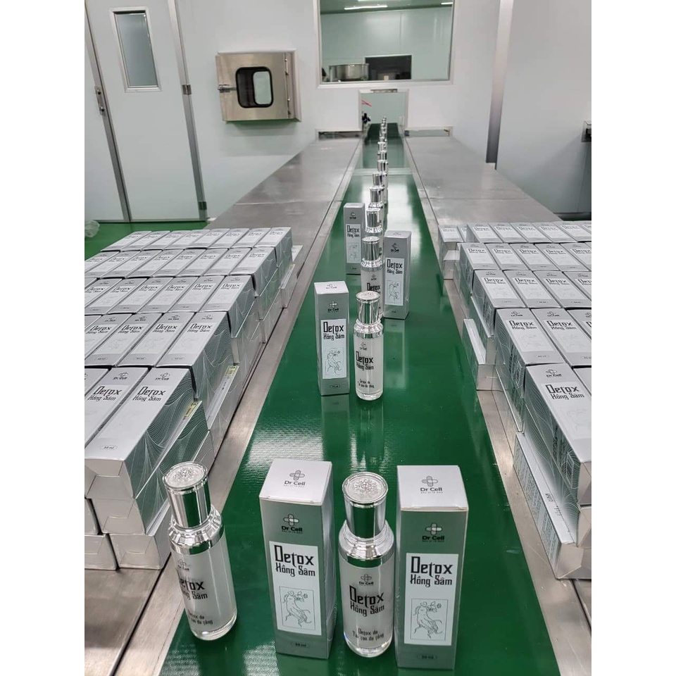 Detox Thải Độc, Thải Corticoid Hồng Sâm DR CELL peel Da Tầng Tăng SinhTầng  Đáy Loại Bỏ Mụn  50ml - CL12