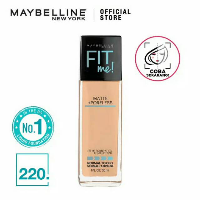 (Hàng Mới Về) Dung Dịch Làm Mờ Lỗ Chân Lông Maybelline Fit Me + - 220 | BigBuy360 - bigbuy360.vn