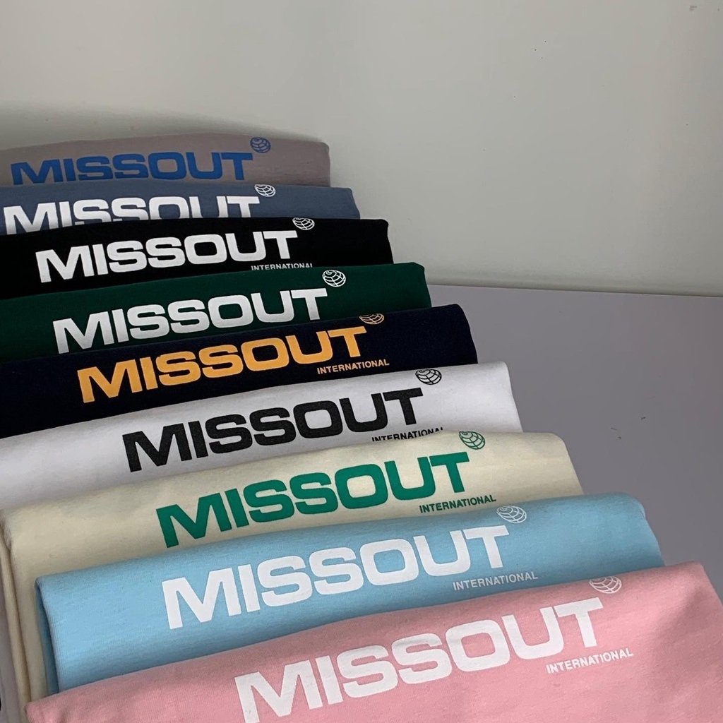 Áo thun Missout Basic Logo Tee SS5 màu nâu unisex nam nữ form rộng full tag Thời trang Unisex HCM AL192