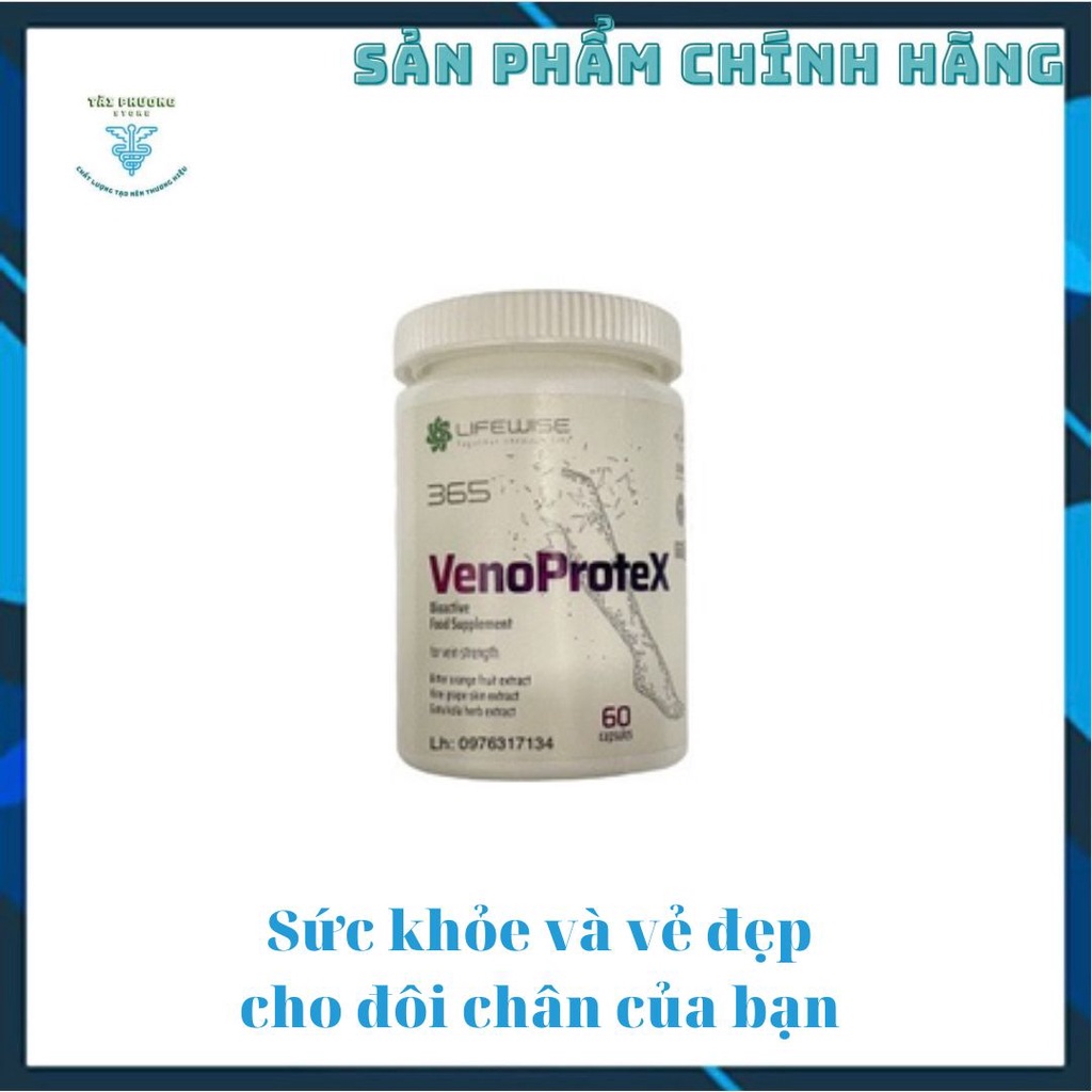 LifeWise #365 Venoprotex, sức khỏe và vẻ đẹp cho đôi chân của bạn - Chai 60 viên