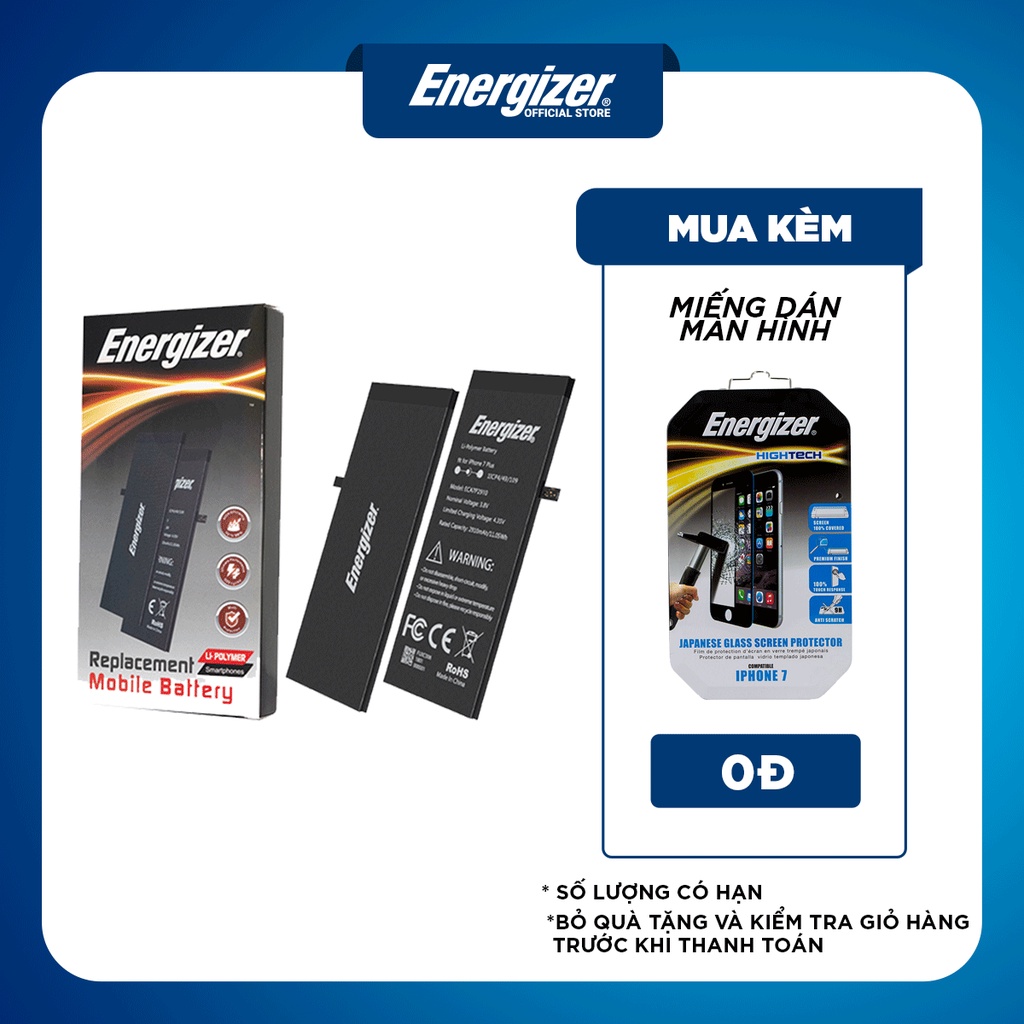 Pin Energizer 1821mAh cho ip 8-ECA81821P