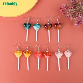 1 Đôi Bông Tai Hình Cây Kẹo Mút Dễ Thương Vui Nhộn