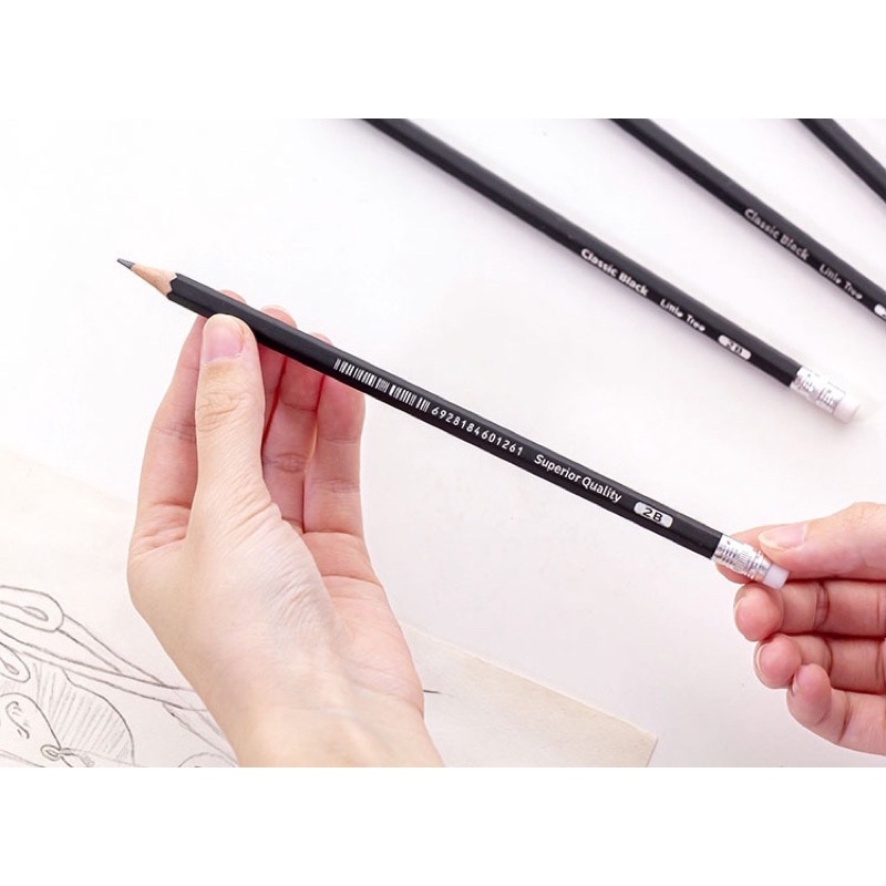 (Vỉ 12 Chiếc)Bút chì 2B cao cấp KidPlaza- Bút chì 2B cho học sinh sinh viên