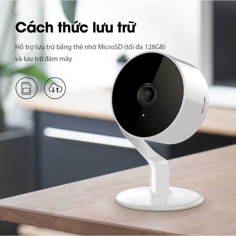 Camera wifi ACOME APC05 - camera ip độ phân giải full hd 1080p, tương thích tuya smart life bh 12 tháng