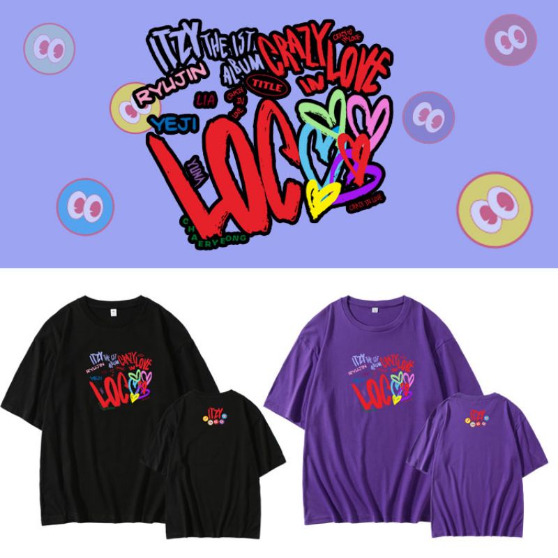 Áo thun ITZY - Crazy in love (LOCO)
