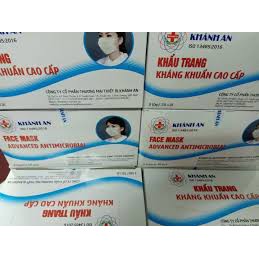GIÁ SỈ - KHẨU TRANG KHÁNH AN 4 LỚP - MÀU TRẮNG - HỘP 50 CÁI