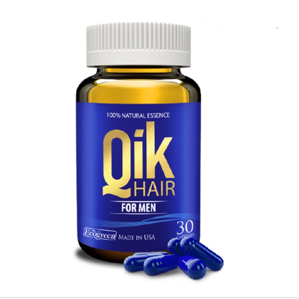 Qik Hair For Men chống rụng tóc  (Lọ 30 viên)