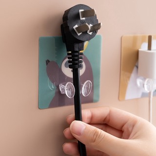 Móc dán tường treo phích cắm hình thú siêu dính