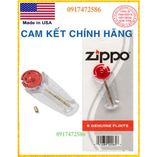 Đá Zippo 6 viên, Zin USA - Hàng Chính Hãng