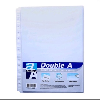 Bìa bao đục lỗ - túi sơ mi double a đựng hồ sơ a4 tập 10 chiếc hàng chất lượng