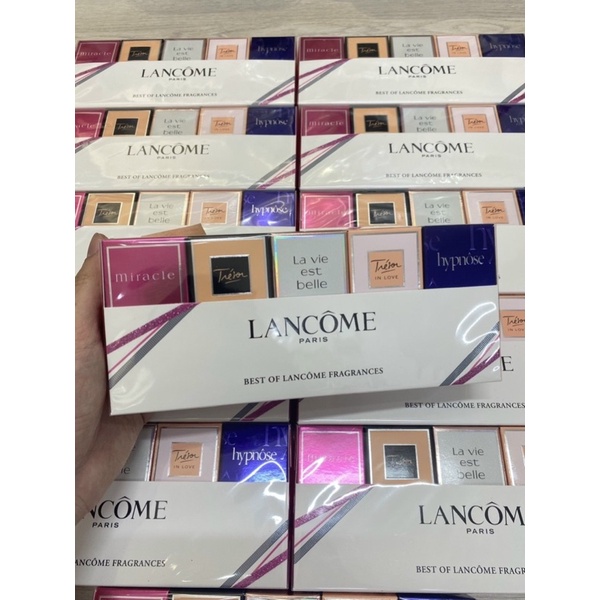 Nước hoa Set 5 chai mini For Women - Tổng hợp 5 mùi HOTTTT nhất nhà Lancome