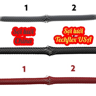 Dây cáp bàn phím cơ custom bọc TECHFLEX USA chính hãng - Dây xoắn - 15cables - Custom cable