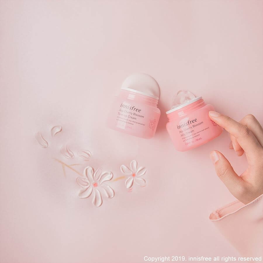 {XẢ KHO SỈ} Bộ Dưỡng Trắng Da Hoa Anh Đào INNISFREE Jeju Cherry Blossom Cream Duo Set