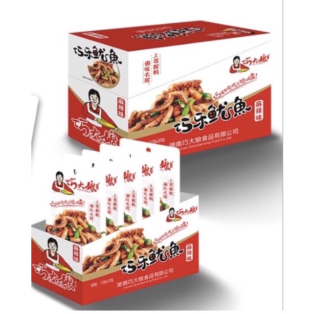 Râu mực xào cay Hồ Nam hộp 20 gói | BigBuy360 - bigbuy360.vn