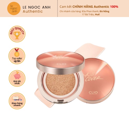 Phấn nước Clio Kill Cover Glow Cushion SPF50+ PA++++