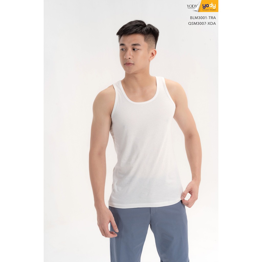 Áo Lót Nam Kiểu Ba Lỗ YODY Vải Cotton Cao Cấp Mã SP BLM3001