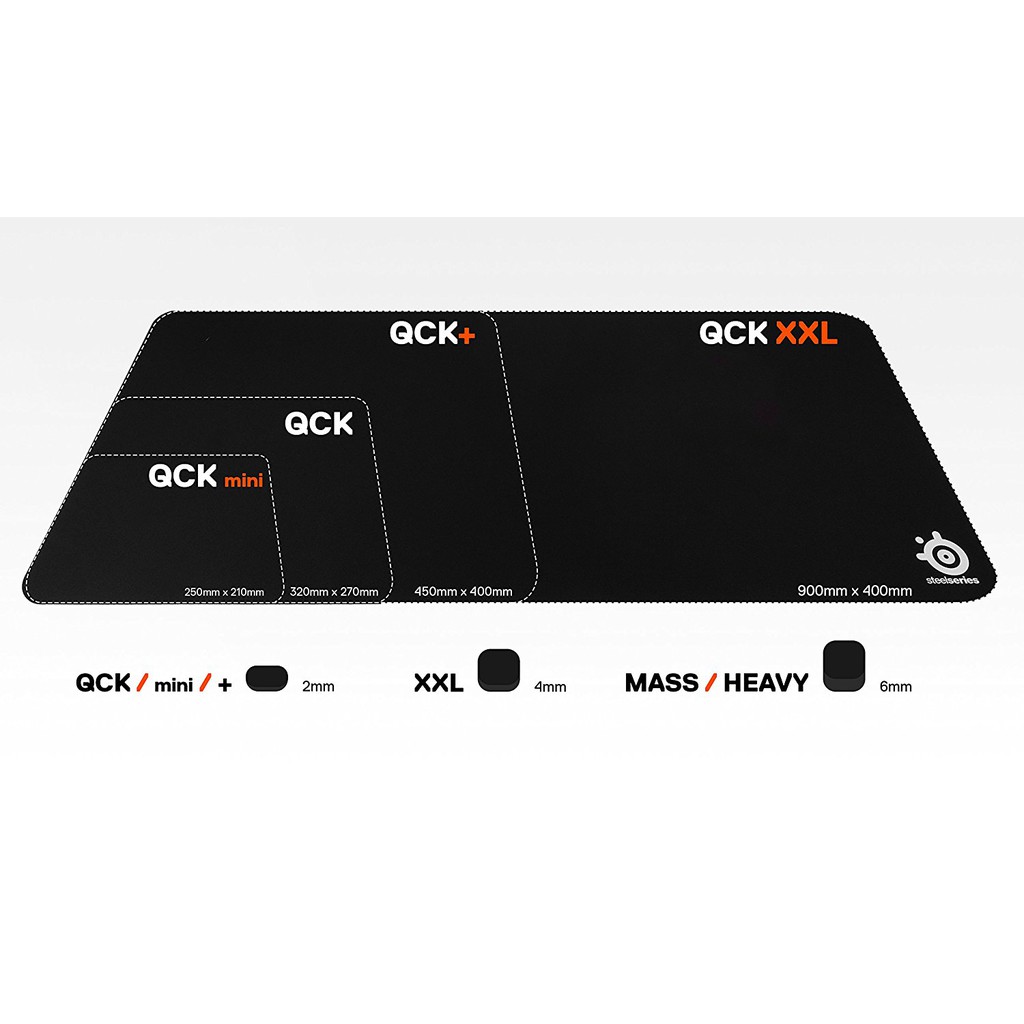 Bàn di chuột SteelSeries QcK  ( 63004 ) - hàng chính hãng