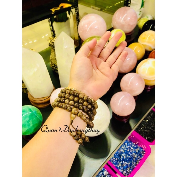 Vòng Trầm Hương Chuỗi Tràng Hạt 108 Sánh Chìm