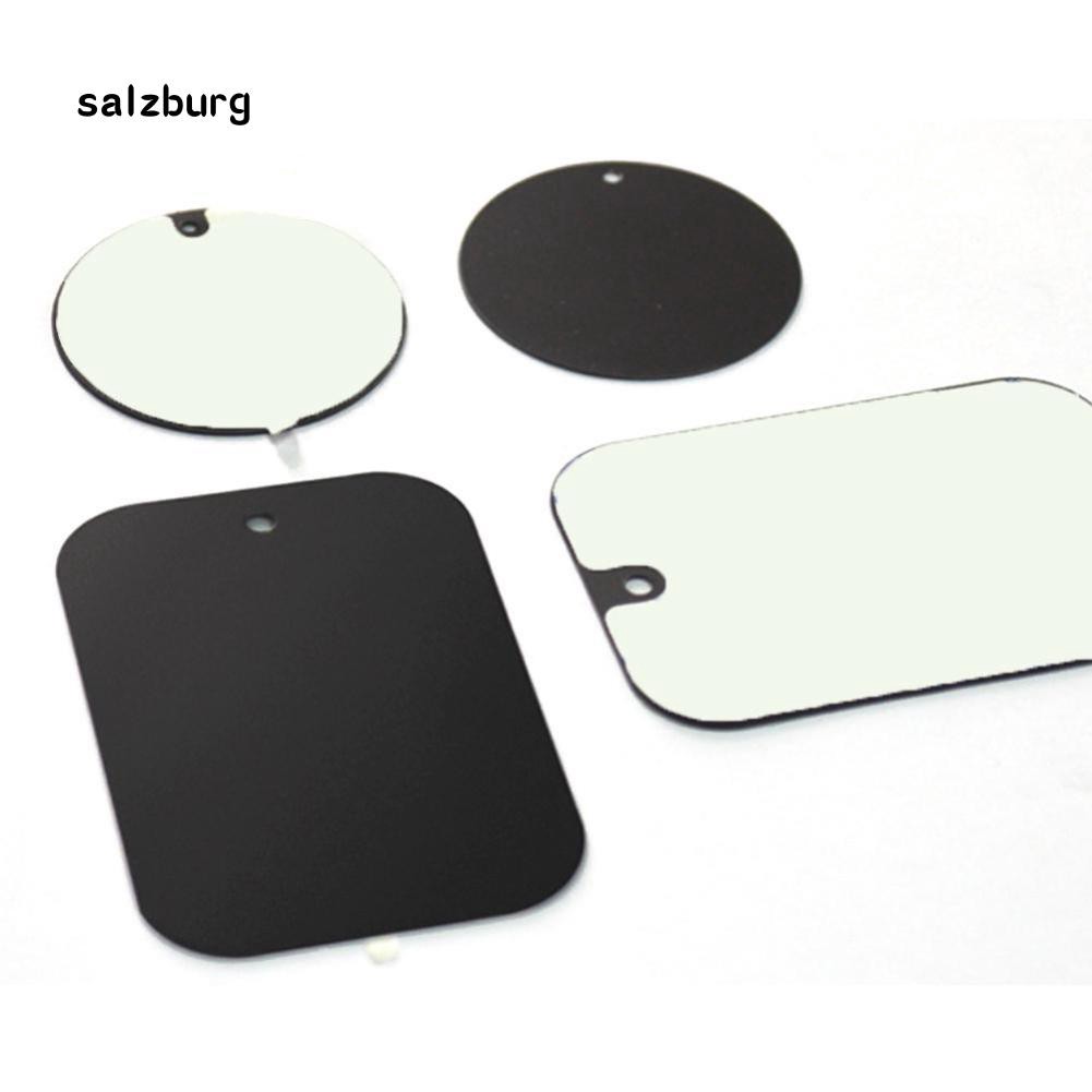 Set 4 sticker kim loại dán cho đế hít nam châm trên xe hơi | BigBuy360 - bigbuy360.vn