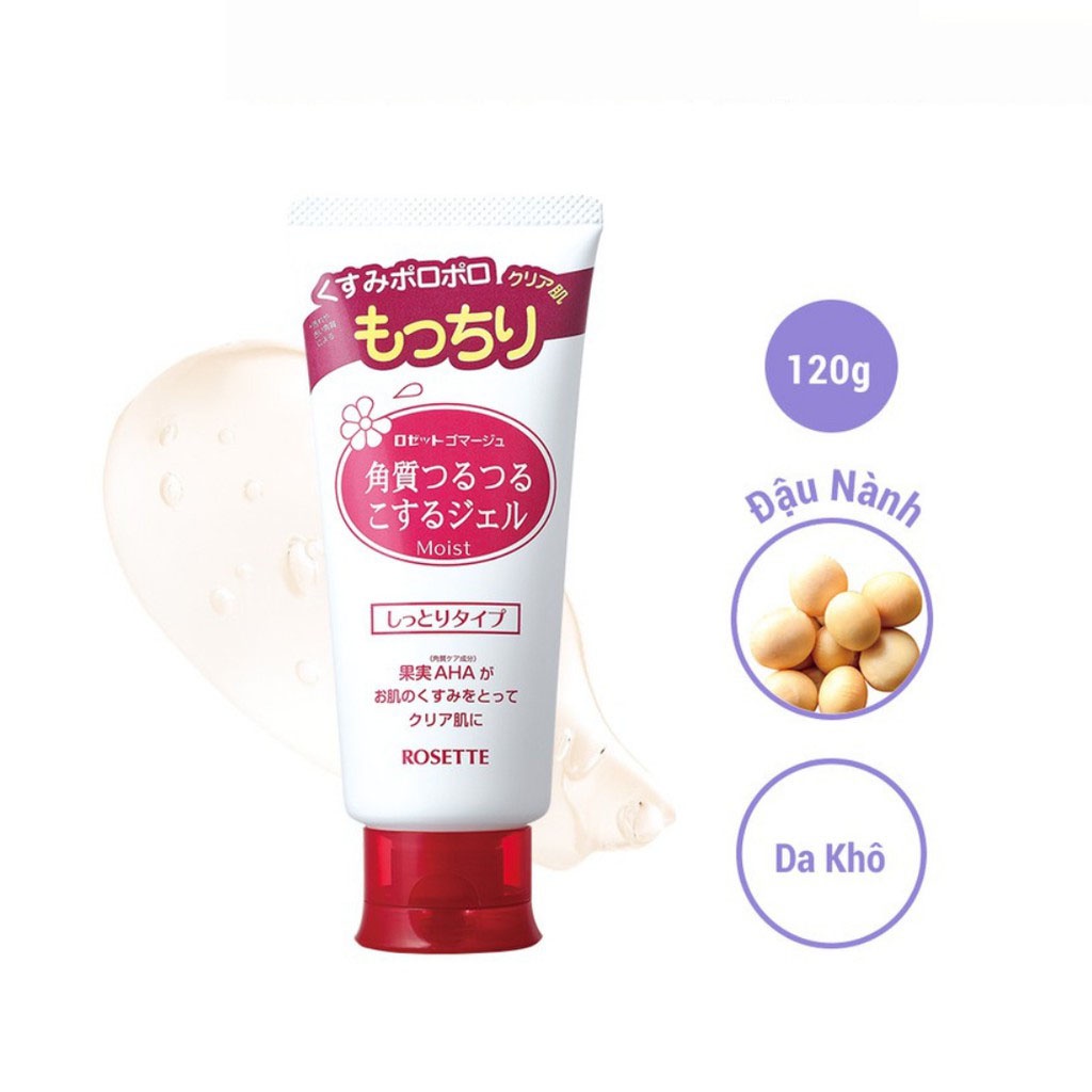 Gel tẩy da chết Rosette 120g