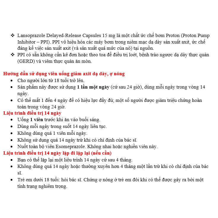 Prevacid 24HR CAPSULES 14V