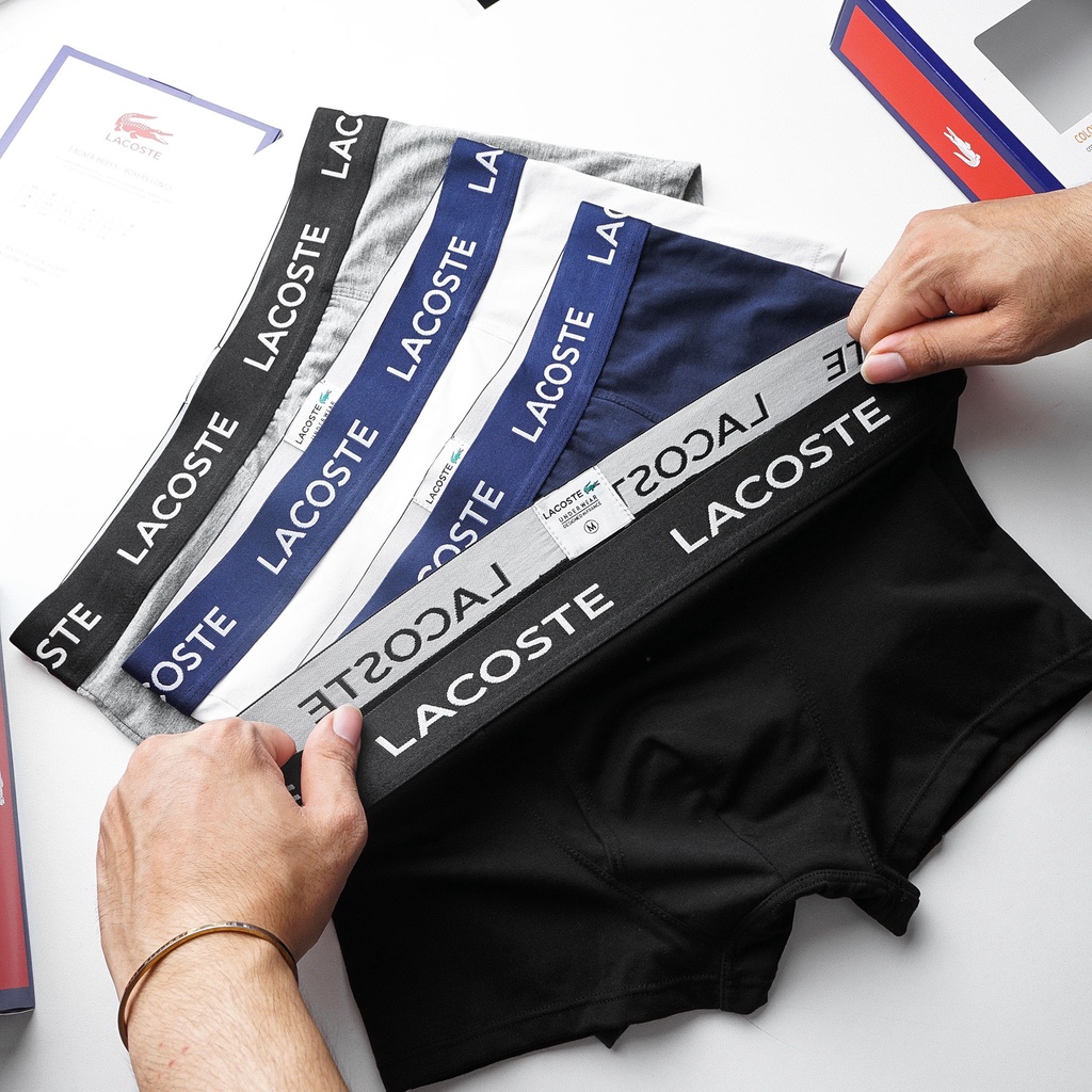 {40kg - 50kg} Quần Lót Boxer Cao Cấp Hiệu Cá Sấu: Chất Liệu Thun Thoáng Khí, Mềm Mịn, Êm Mát