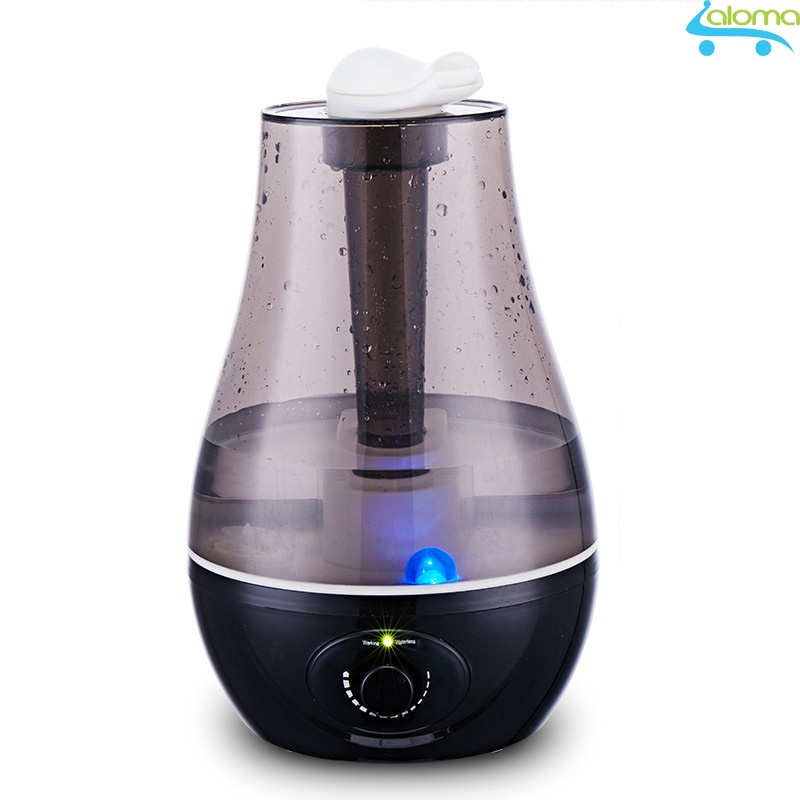 Máy phun sương siêu âm 3 lít Connie J204 tạo độ ẩm làm mát phòng - Tặng 3 móc dán trong