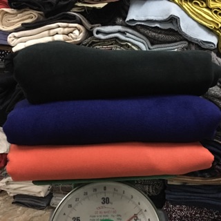 Vải dạ cam, xanh coban, xanh rêu lá đậm