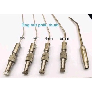 Ống hút phẫu thuật inox