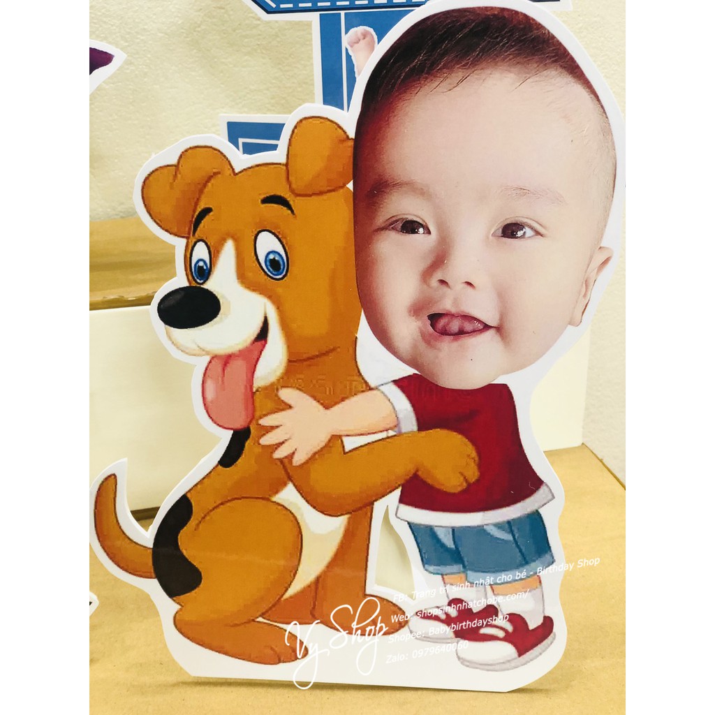 CHIBI BÉ TRAI - GỬI THIẾT KẾ CHO KHÁCH XEM TRƯỚC KHI IN - Nhiều mẫu - Chibi cho bé dựng bàn