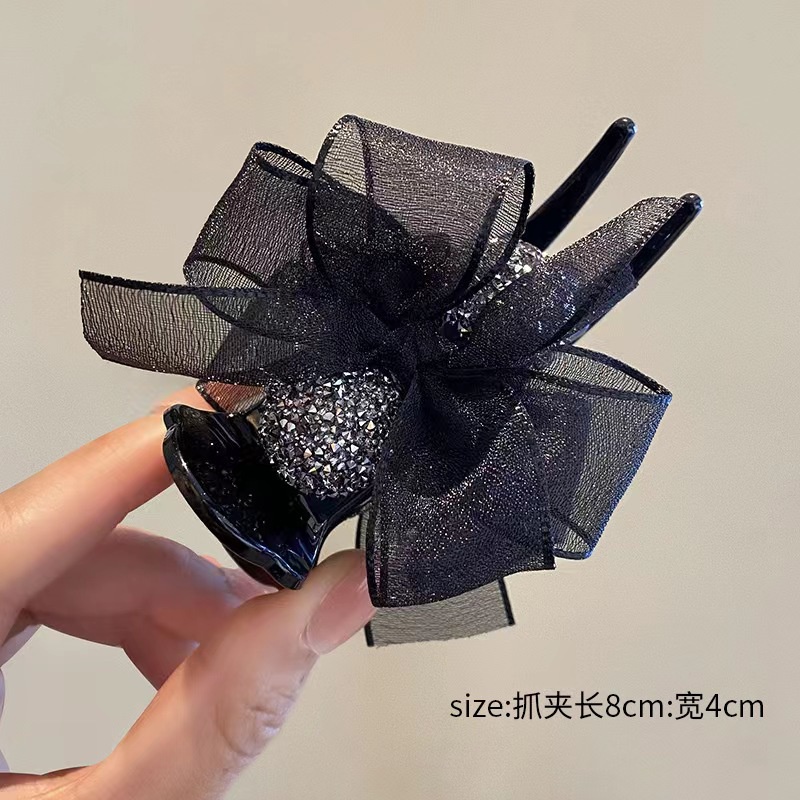 Kẹp Tóc Hình Cá Mập Đính Nơ Sau Lưng Thời Trang Mùa Hè Cho Nữ