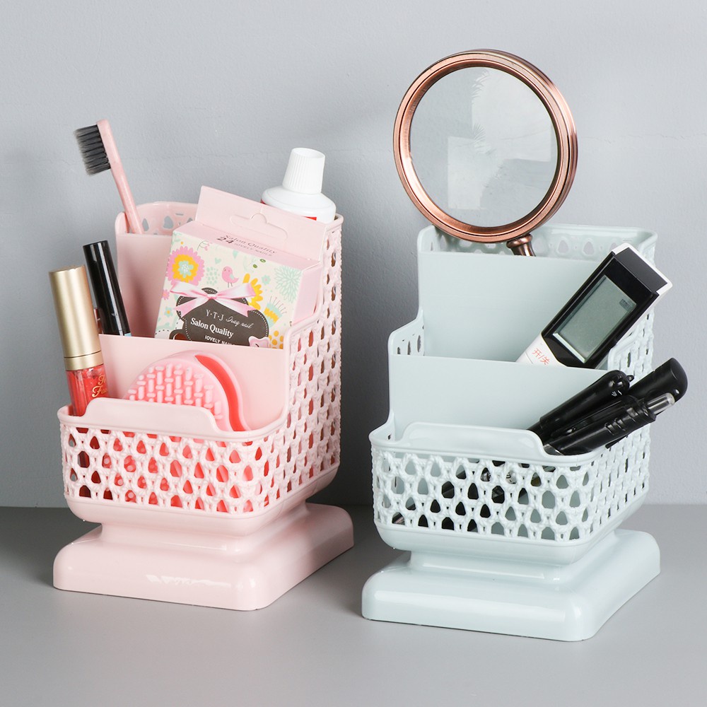 Hộp Đựng Bút 3 Ngăn Đa Năng Tiện Dụng Cho Gia Đình