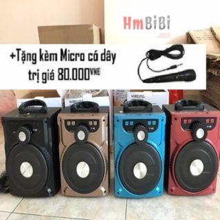 LOA KARAOKE BLUETOOTH P88 TẶNG MIC CÓ DÂY
