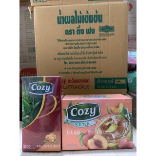 Trà Cozy hương đào túi lọc và túi bột