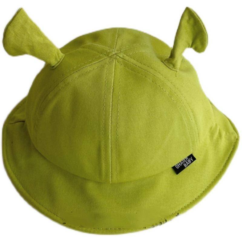 Mũ Tai Bèo Màu Xanh Lá Họa Tiết Hoạt Hình Thời Trang Xuân Thu Cho Bé