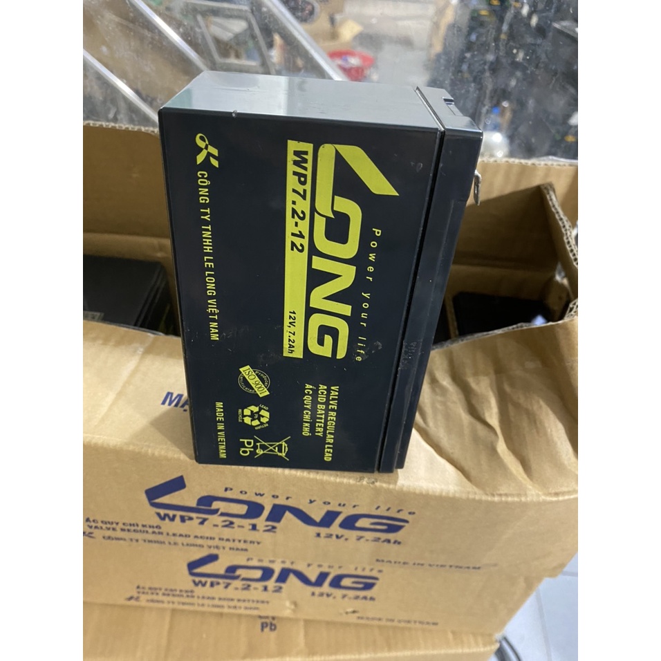 Bình ắc quy Long 12V7,2Ah - WP7,2-12
