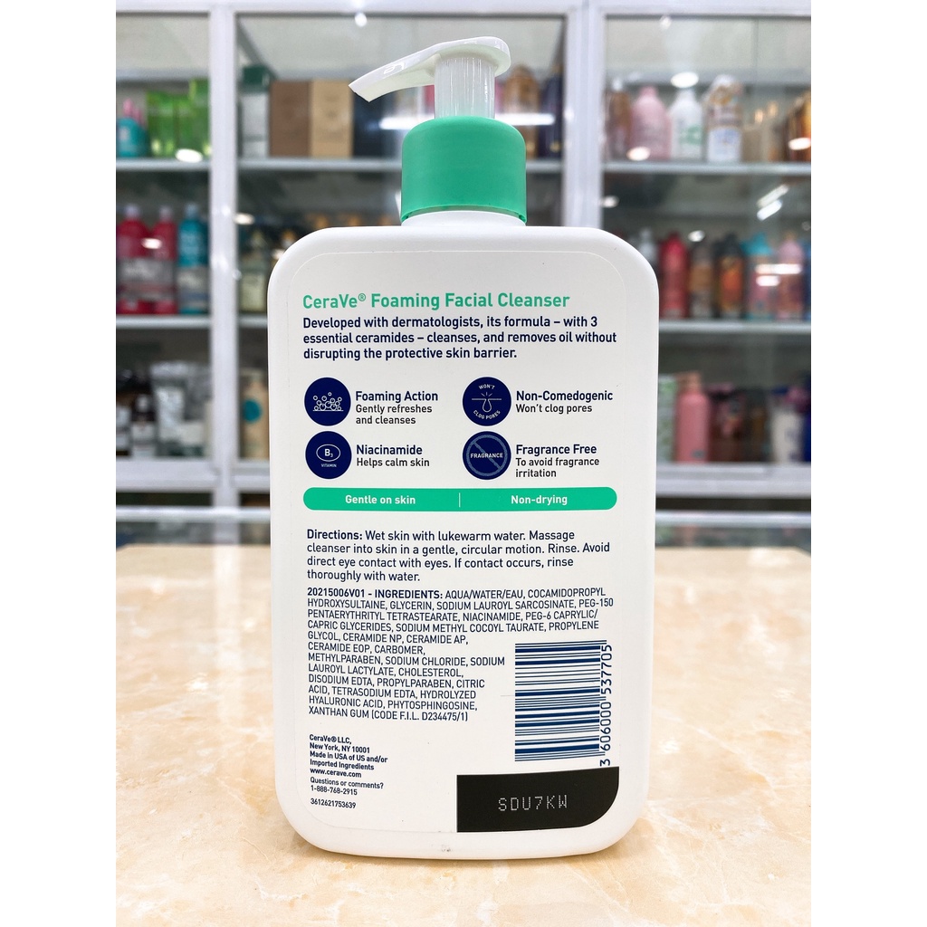 Sữa Rửa Mặt CeraVe Facial Cleanser Mỹ 473ml