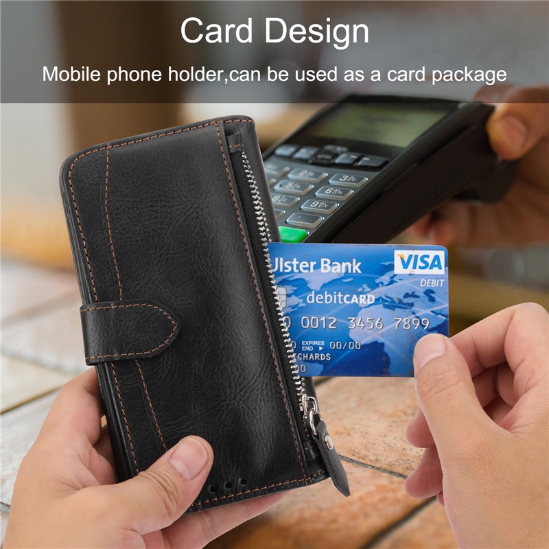 Ốp Điện Thoại Da Gập Cho IPhone 12 11 Pro X XS Max 8 7 6 6s Plus SE 2020