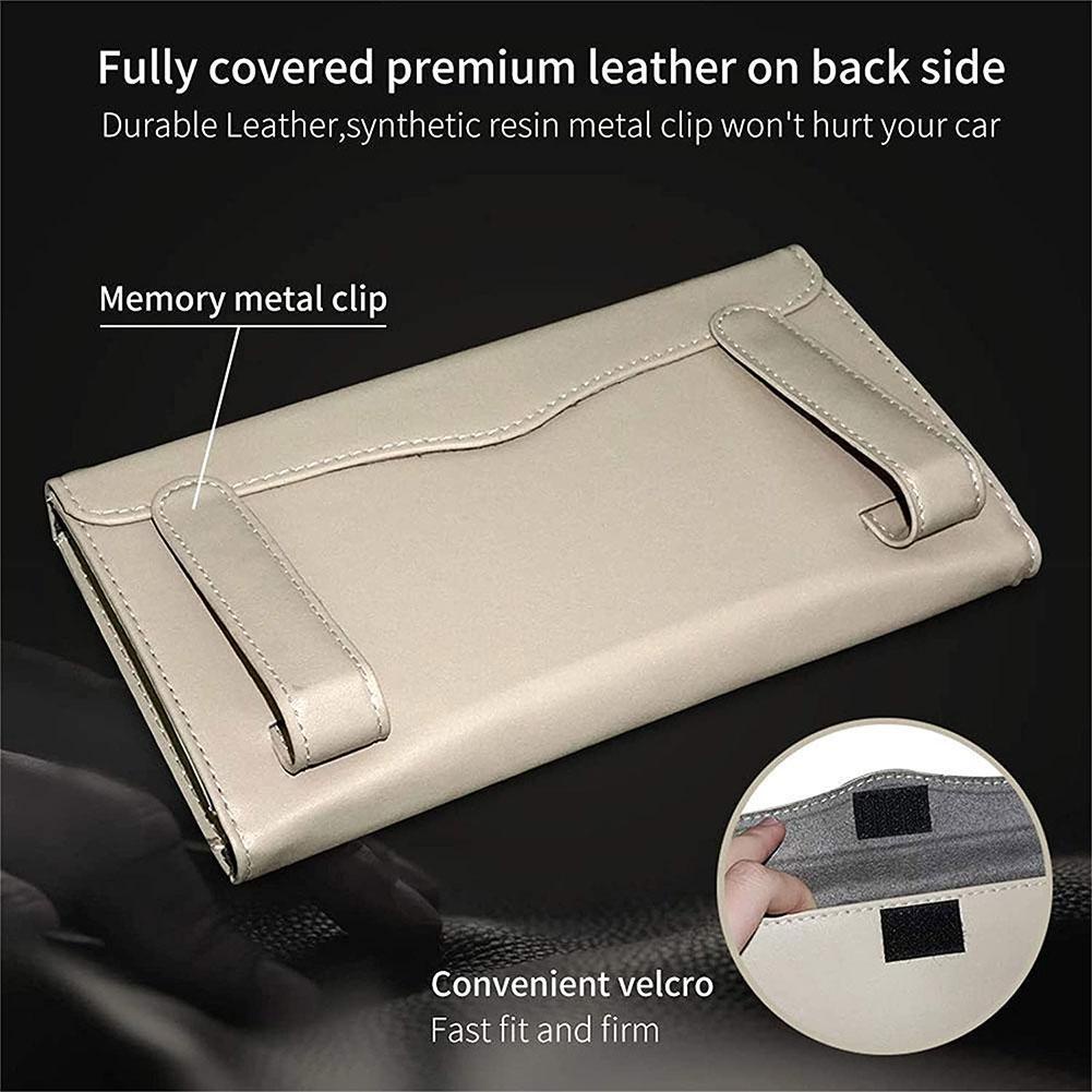 Túi đựng khăn giấy treo tấm che nắng xe hơi J1B3 P3U3 R7P7 X3I3 G6P6 W6X0