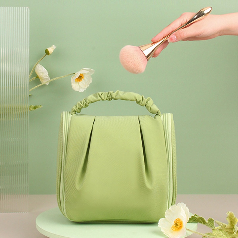 Túi Đựng Mỹ Phẩm Bằng Nylon Có Móc Treo Tiện Lợi