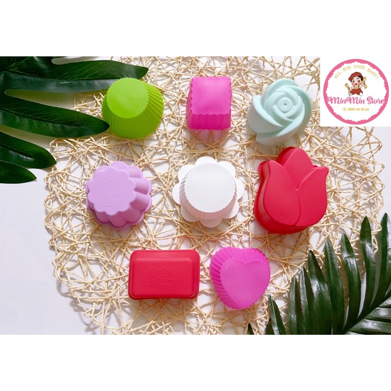 KHUÔN SILICON LÀM BÁNH CUPCAKE, MUFFIN CHỊU NHIỆT LOẠI 1 | BigBuy360 - bigbuy360.vn