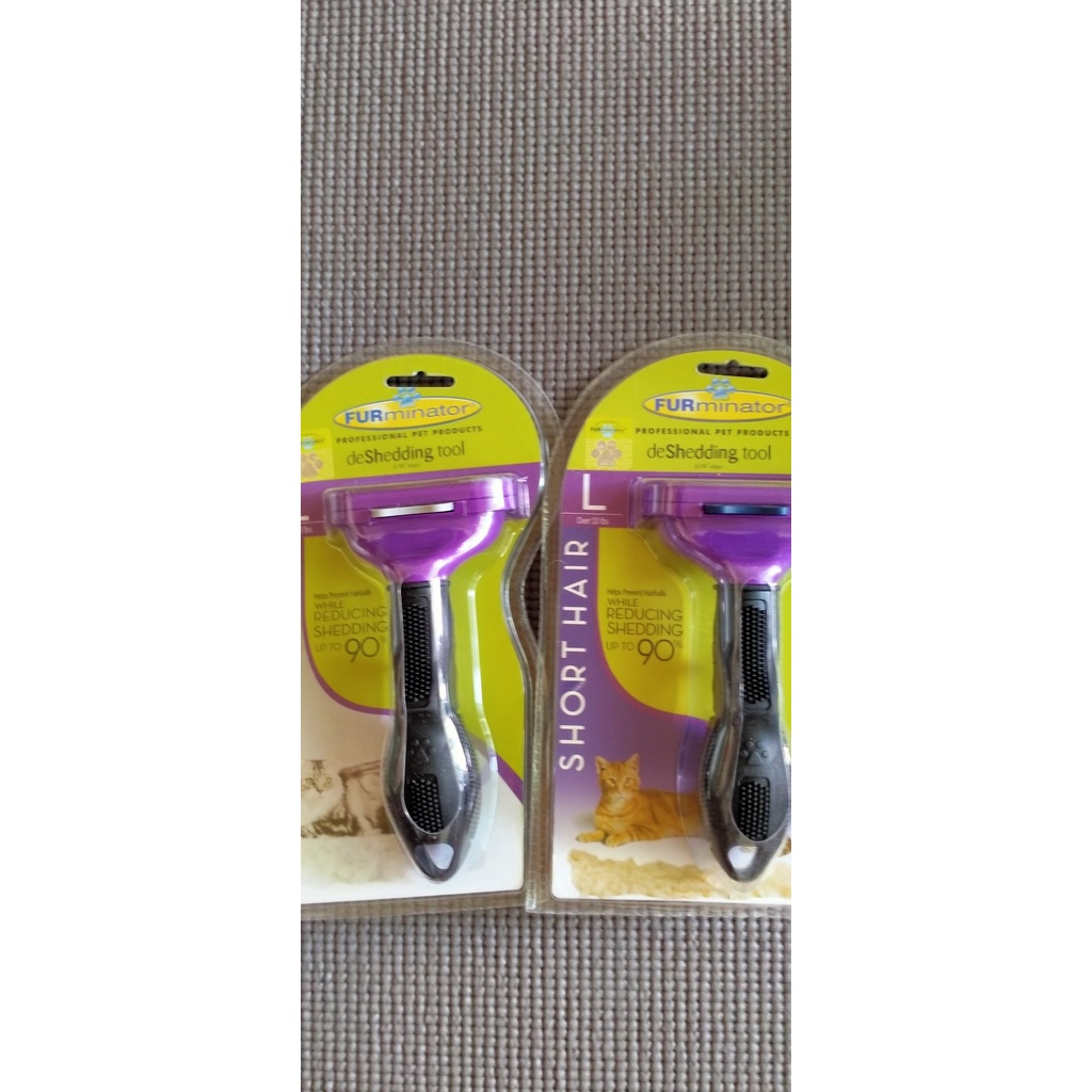 Lược chải lông cho mèo lông ngắn, lông dài Furminator - Hình ảnh thật