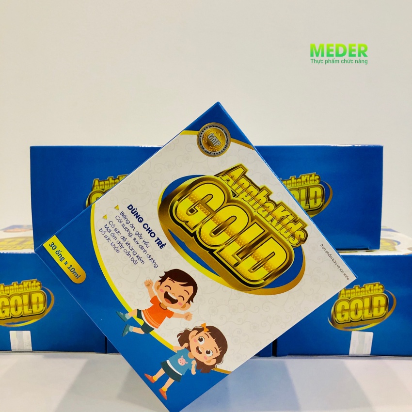 Alphakids GOLD- Giúp Trẻ Tăng sức đề kháng Hấp Thu Dưỡng Chất Ăn Ngon Ngủ Ngon (Viện hàn lâm KH và CN Việt Nam) LIFECARE