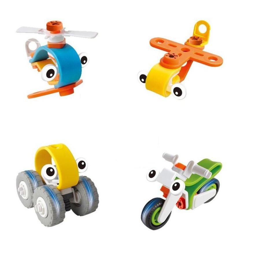 Đồ chơi Diy Models - Bộ đồ chơi lắp ghép Build&Play nhựa mềm mô hình Toyhouse 403