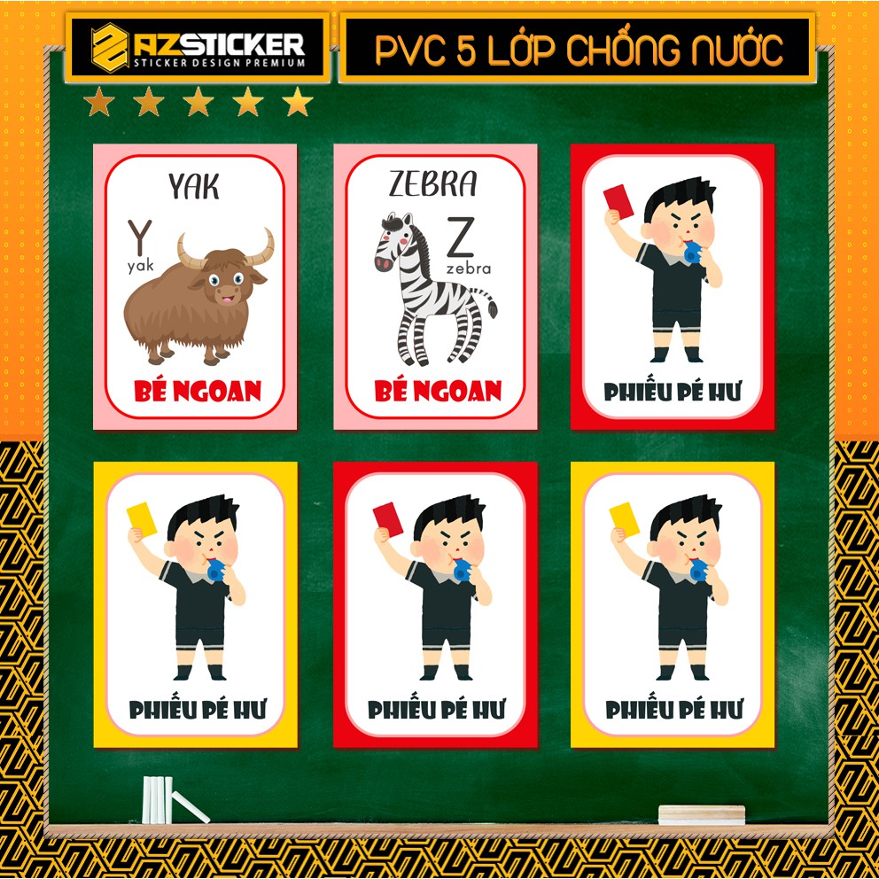 Sticker Chủ Đề Phiếu Bé Ngoan | Sticker Dán Nóng Bảo Hiểm , Dán Điện Thoại , Trang Trí Sổ