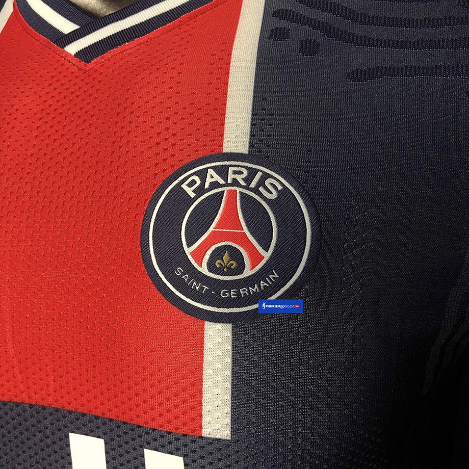 Áo PSG sân nhà 2020-2021 xanh sọc đỏ, áo PSG xanh sọc đỏ sân nhà 2021 ❝Thái Lan❞