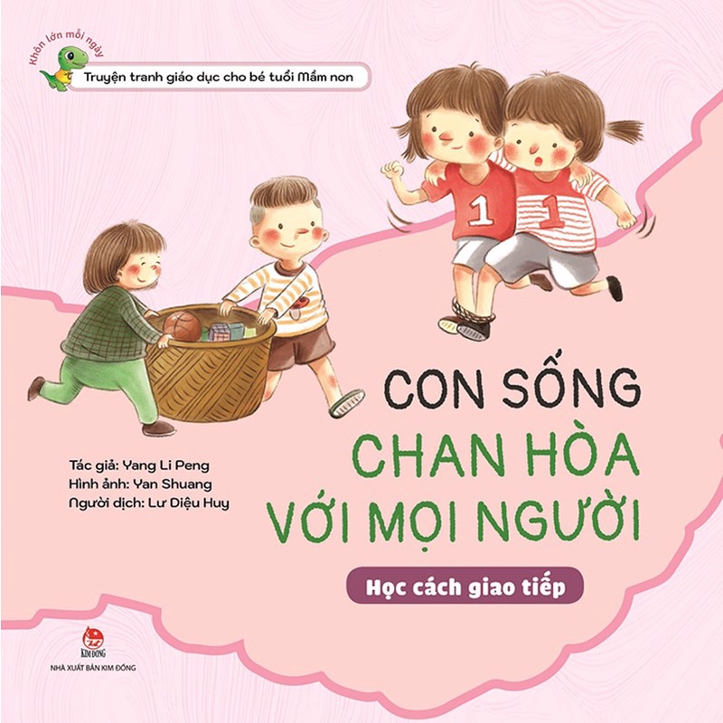Sách - Con Sống Chan Hòa Với Mọi Người - Học Cách Giao Tiếp