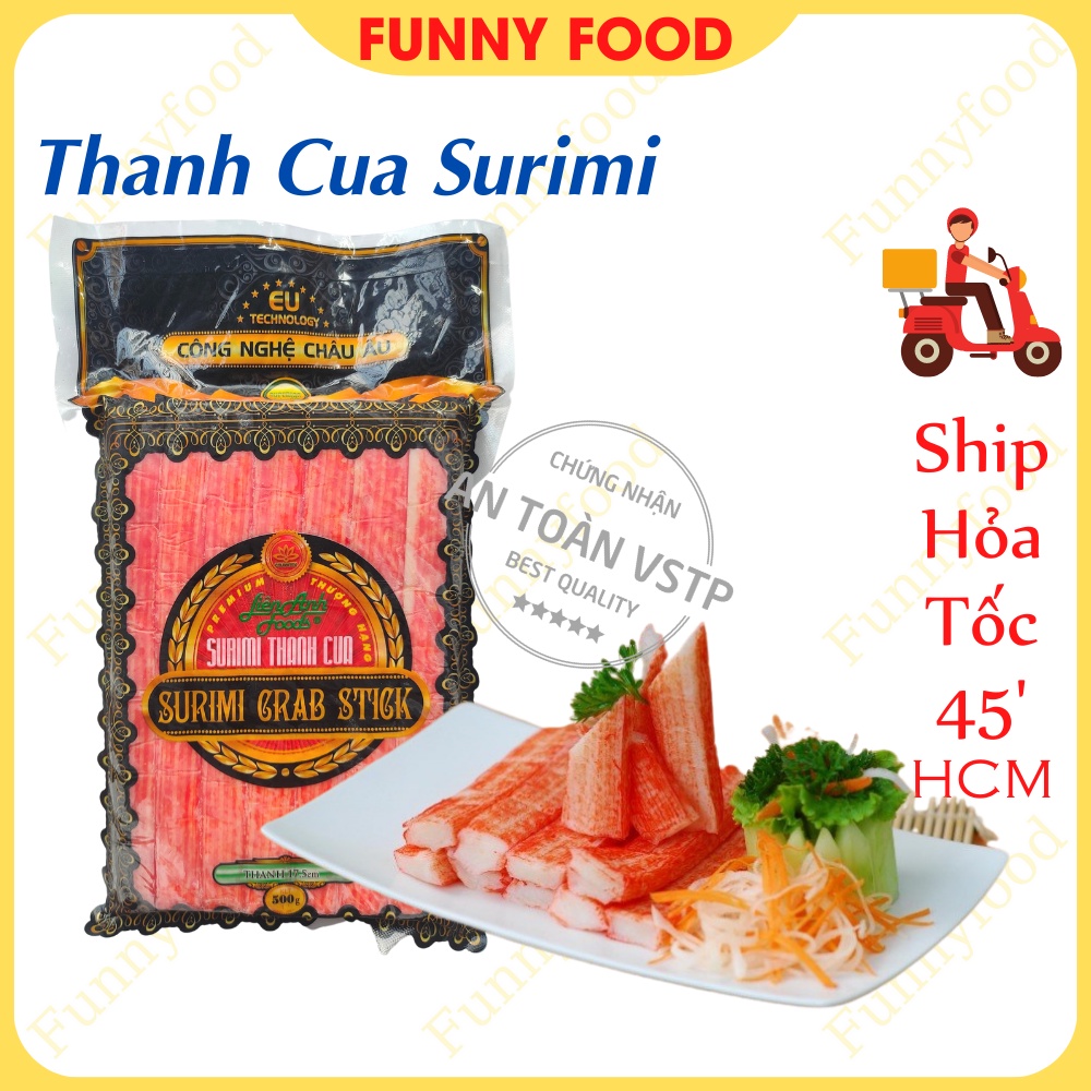 Thanh Cua Surimi Thanh Cua Ngon 500g Ship Hỏa Tốc HCM Funnyfood